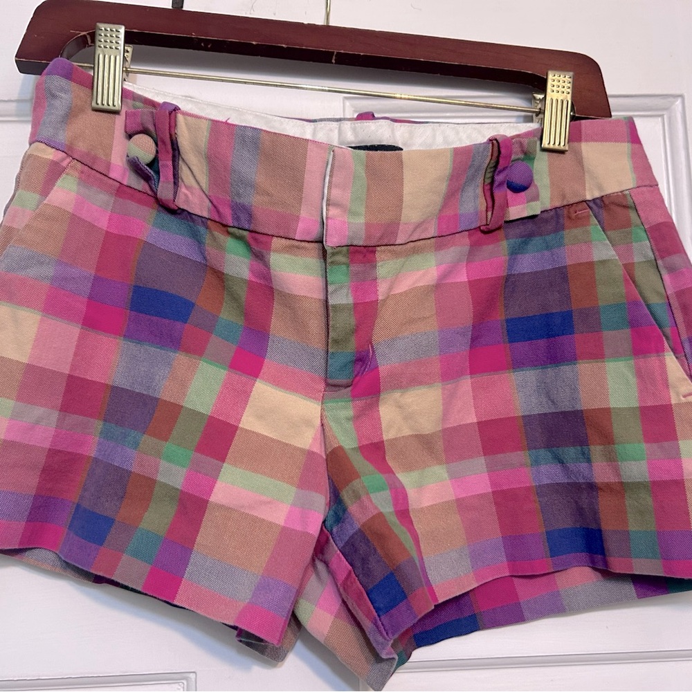 Banana Republic Multicolor Plaid Women's Shorts